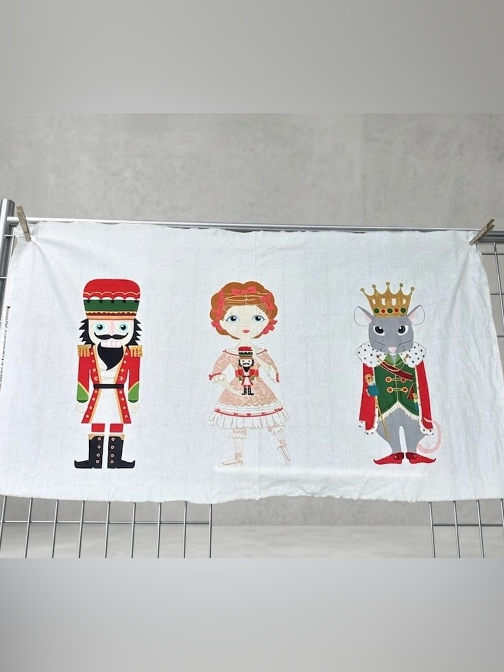 Alexander Henry nutcracker Christmas appliqué fabric